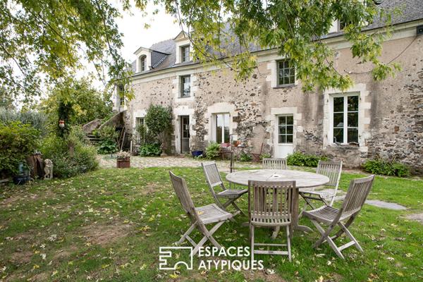 Charme authentique et grands volumes en bord de Loire