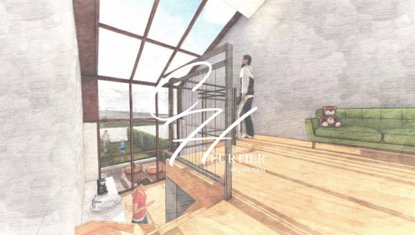 Grange à réhabiliter avec jardin