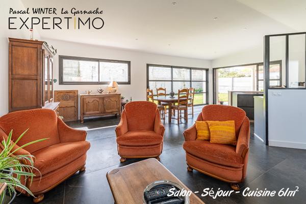 Challans (85300) Maison récente 146m², 4 chambres, 1 bureau, pièce de vie 61m²