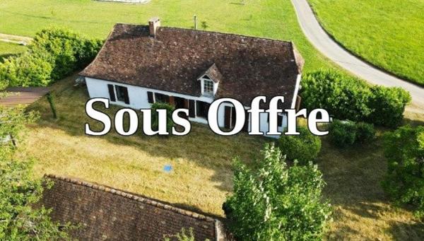 Périgourdine de 80m2 avec sa grange, sur 2554 m2