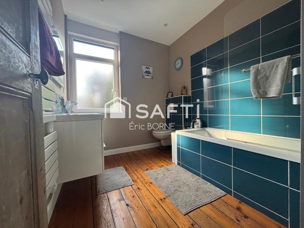 3 chambres, aucun travaux , coeur de ville .Moderne, totalement rénovée