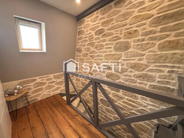 3 chambres, aucun travaux , coeur de ville .Moderne, totalement rénovée