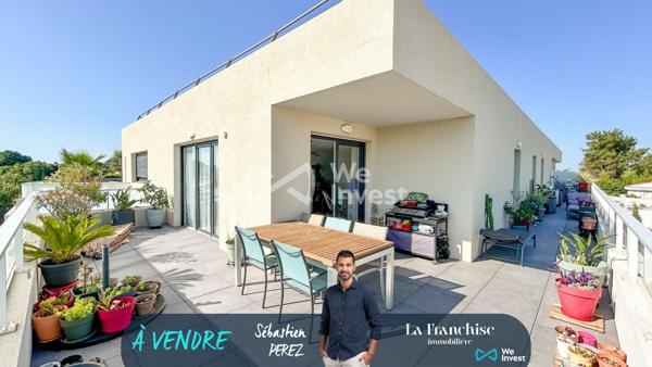 APPARTEMENT T4 DERNIER ETAGE - AU CALME AVEC VUE DEGAGEE - SAINT AUNES