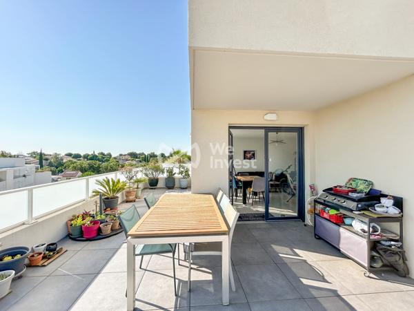APPARTEMENT T4 DERNIER ETAGE - AU CALME AVEC VUE DEGAGEE - SAINT AUNES