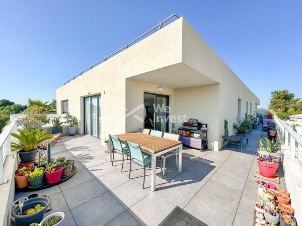 APPARTEMENT T4 DERNIER ETAGE - AU CALME AVEC VUE DEGAGEE - SAINT AUNES