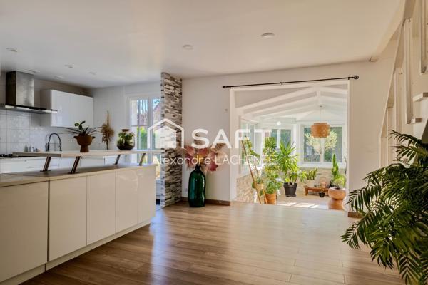 Maison rénovée, jardin arboré au calme à Méru