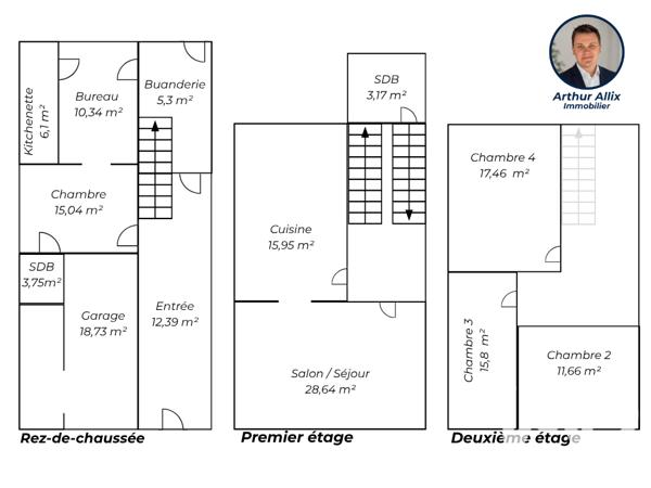 Maison à vendre 7 pièces 159,5 m² Cherbourg-en-Cotentin