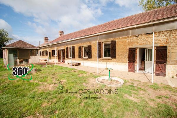 Maison plain pied à vendre 5 pièces COURTOMER (61)