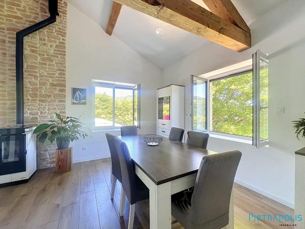 Belle maison de type T5, sur les hauteurs de Tarare, au calme, sans vis à vis et voisin proche