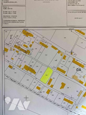 VILLEDIEU LES BAILLEUL: terrain constructible de 808 m²