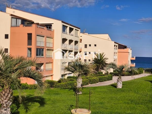 Secteur les Falaises, T2  avec vue Mer époustouflante au 1é étage.
