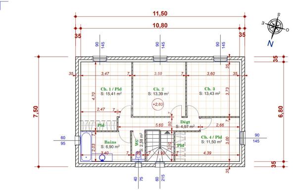 Terrain constructible 340 m² avec permis purgé 13015  Marseille