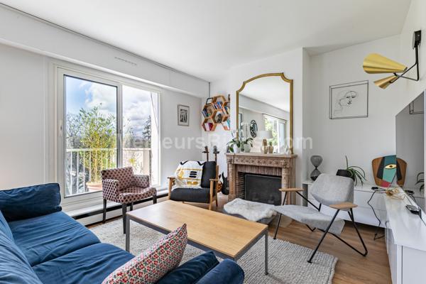 RUEIL-MALMAISON - CENTRE VILLE BOIS PREAU - APPARTEMENT 94 M2 - 3 CHAMBRES - DERNIER ETAGE - BOX - CAVE -