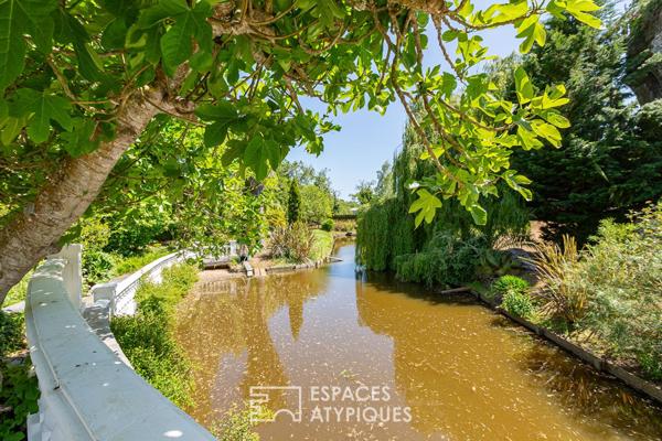 Maison familiale au coeur d’un parc arboré avec plan d’eau à Étables-sur-Mer