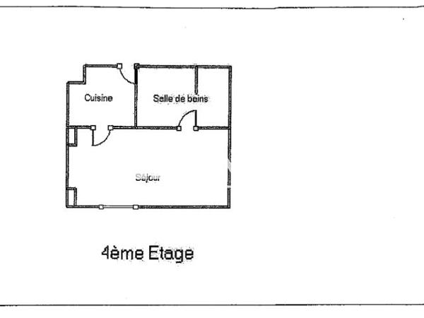 Location Studio 20.6 m² - 72 RUE JEANNE D ARC Rouen 76000