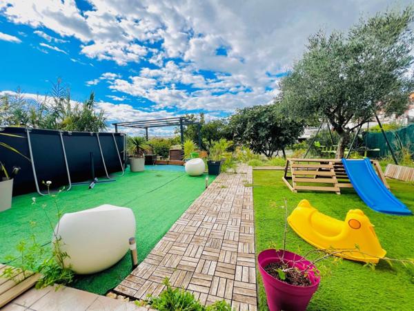 Maison T4 80 m2 avec un jardin arboré de 456m2