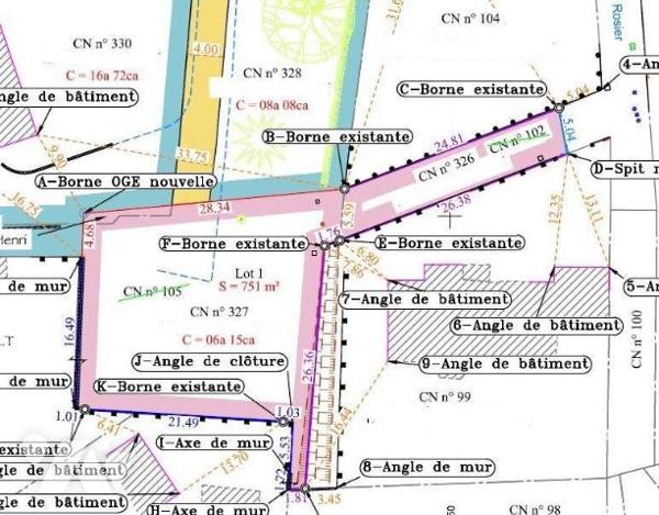 NOUVEAUTE TRENTE CINQ NOTAIRES - dans un secteur recherché - terrain à bâtir de 751 m² avec un ...