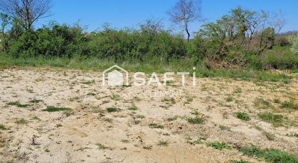 Terrain à bâtir viabilisé de 541 m² au CALME