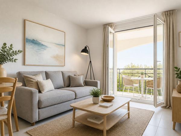 Appart T2 loggia, 200 m plage Vaux sur mer