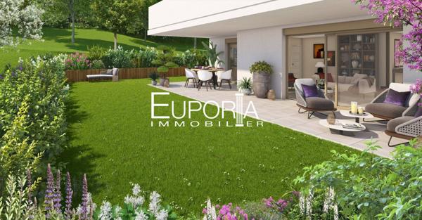 Appartement T4 82m2 avec jardin de 144m2 à Tassin-la-Demi-Lune centre