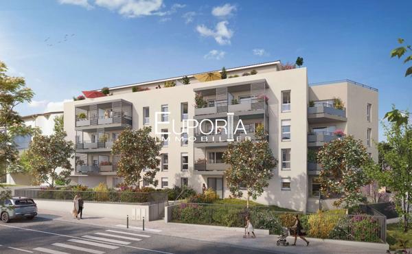 Appartement T4 82m2 avec jardin de 144m2 à Tassin-la-Demi-Lune centre