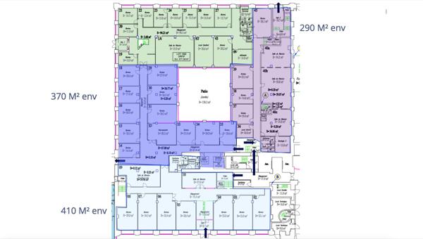 Lille – Porte de Douai | Bureaux RDC 1 218 m² divisibles dès 290 m² + 20 parkings | À vendre