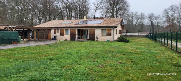 Gaillan-en-Médoc (33340) Maison de plain-pied de 105 m² récente avec grand terrain arboré