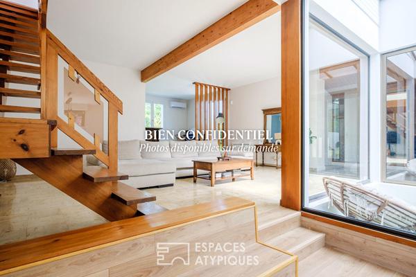 Maison d’architecte avec patio intérieure
