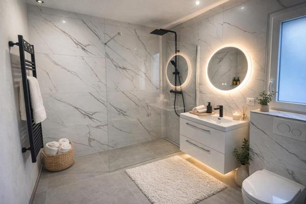 Villa Contemporaine neuve -plain-pied  T5 de 128m² sur un terrain de 750m²