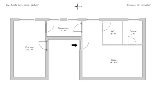 Appartement Paris 18 e - ABBESSES / RUE AUDRAN