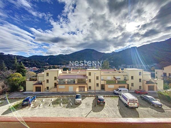 Appartement à vendre à Amélie-Les-Bains Palalda, 56m², 2 pièces ,avec terrasse, parking , garage et cave