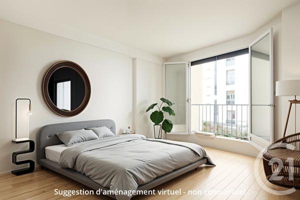 Appartement F2 à vendre  2 pièces - 40 m2 PARIS - 75015