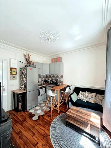 À deux pas des Batignolles et de Montmartre – 2 pièces 22m²