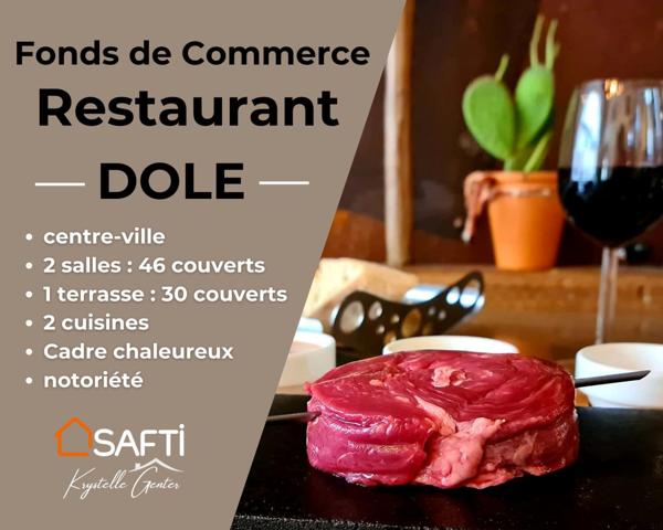 Restaurant en plein coeur du centre-ville de Dole