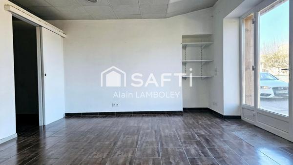 Local commercial au cœur de La Brillanne – 45 m² + réserve de 50m2