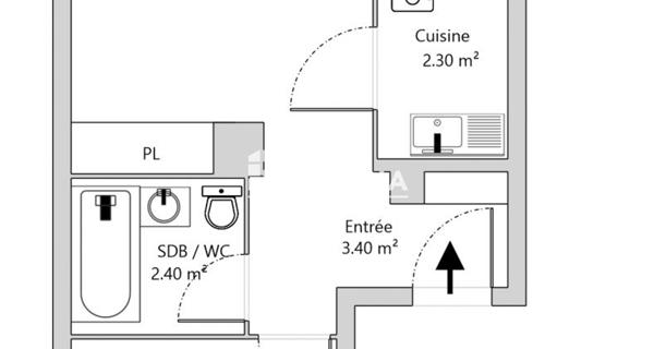 Location Appartement 2 pièces 34.4 m² - Paris 75006