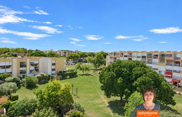 Appartement à vendre T2 cabine lumineux avec loggia LE GRAU DU ROI (30)