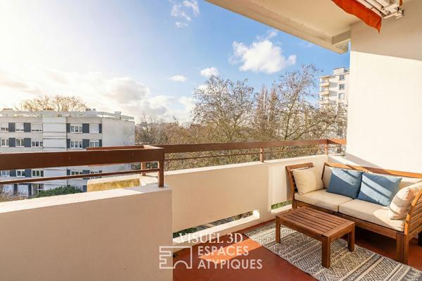 Appartement fonctionnel Île de Nantes avec balcon et ascenseur