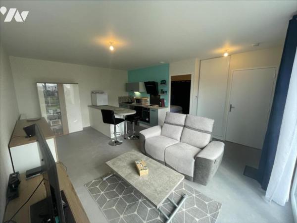 CAEN SUD APPARTEMENT 2 PIECES AVEC JARDIN de 82m²