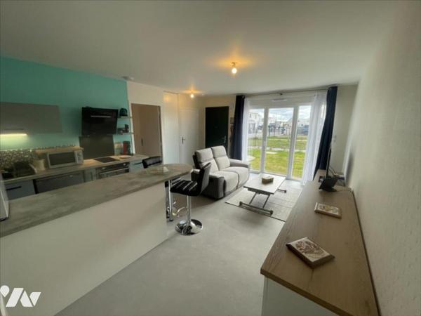 CAEN SUD APPARTEMENT 2 PIECES AVEC JARDIN de 82m²