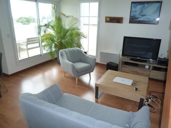 SAINT MALO A LOUER APPARTEMENT T4  MEUBLE  EN DUPLEX TERRASSE PLACE DE PARKING
