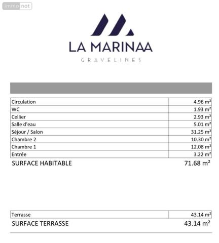 Appartement neuf à vendre à Gravelines dans le Nord (59820), ref : R1553