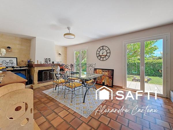Grande maison 5 chambres, piscine, terrain 1200 m²