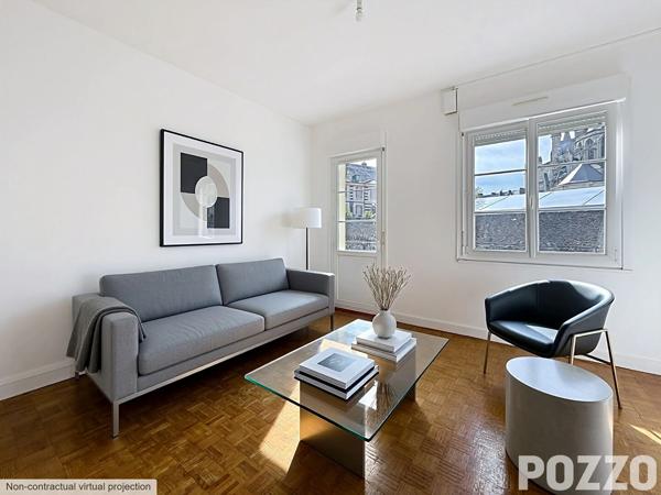 RARE A LA VENTE - APPARTEMENT F3 - CAVE - CENTRE VILLE COUTANCES (50) COUTANCES