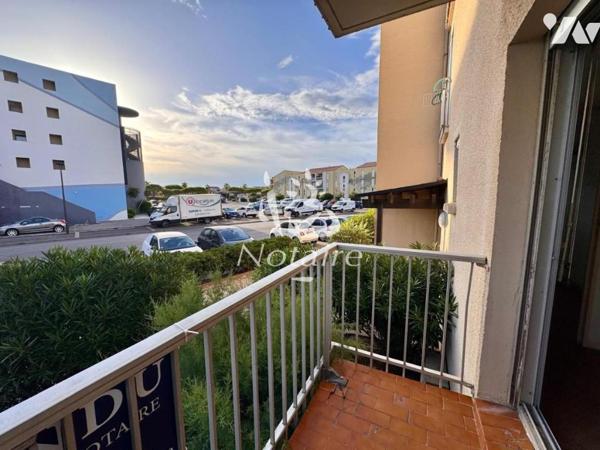 LE BARCARÈS – SECTEUR VILLAGE – T1 BIS AVEC BALCON À PROXIMITÉ DE LA MER