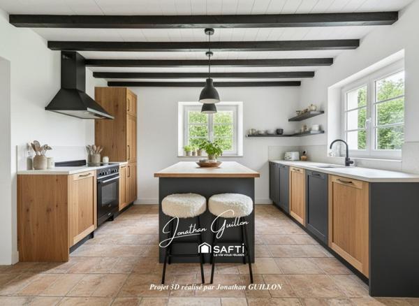 Maison du XIXe siècle – 232 m² + terrain de 6 660 m2– Couilly-Pont-aux-Dames