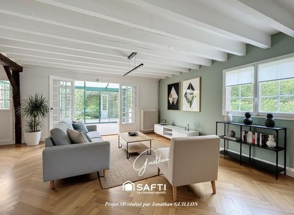 Maison du XIXe siècle – 232 m² + terrain de 6 660 m2– Couilly-Pont-aux-Dames