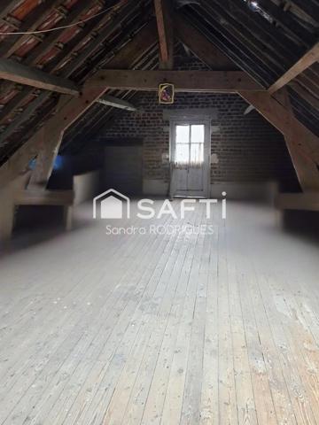 Corps de ferme à rénover  Axe Saint - Quentin / Laon à la campagne proche toutes commodités et autoroute A26