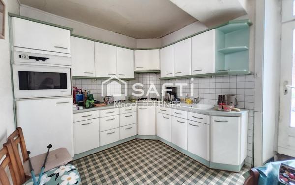 Maison de bourg 2 chambres beau potentiel d’agrandissement