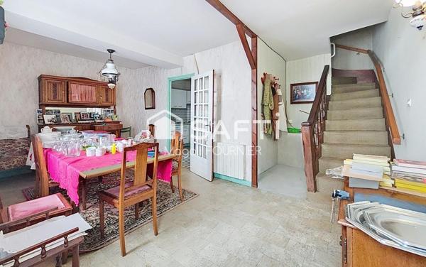 Maison de bourg 2 chambres beau potentiel d’agrandissement